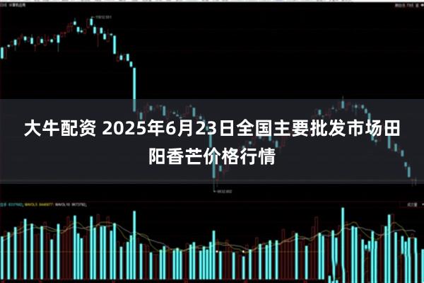 大牛配资 2025年6月23日全国主要批发市场田阳香芒价格行情