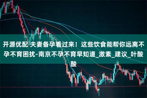 开源优配 夫妻备孕看过来！这些饮食能帮你远离不孕不育困扰-南京不孕不育早知道_激素_建议_叶酸